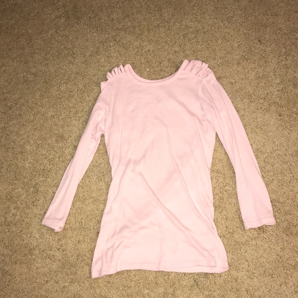 pink long sleeve